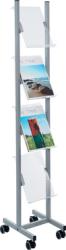 helit porte brochures avec socle acrylique, 4 x A4