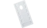 LEFRANC & BOURGEOIS palette peinture, rectangulaire, blanche