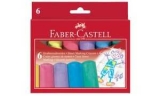FABER-CASTELL Craies Trottoir, Etui de 6 pi�ces