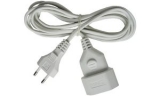 brennenstuhl c�ble de rallonge, fiche euro, blanc, 5 m