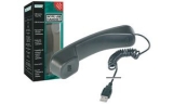 DIGITUS Skype Combin� USB, noir, Plug-and-Play, pour toutes