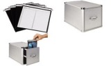 hama Box pour CD/DVD Alu File-Box, pour 160 CD/DVD, argent