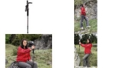 hama Monopode appareil photo Alpenstock � 3 parties