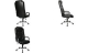 Topstar fauteuil de direction Soft Lux, cuir textile, noir