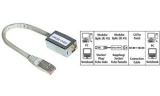 hama adaptateur cross-over cat.5, connecteur m�le RJ45 -