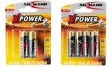 ANSMANN pile alcaline X-Power, Mignon AA, blister de 2
