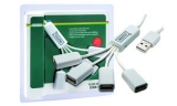 DIGITUS Hub � c�ble USB 2.0, 4 ports, blanc