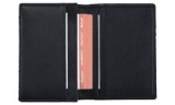 Alassio Etui pour cartes de visite, cuir, noir