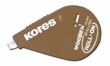 Kores Roller correcteur jetable ROLL ON WOODEN X-TRA LONG