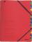 LEITZ chemise trieur A4, 12 compartiments, rouge