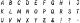 HEYDA Kit de tampons à motifs alphabet