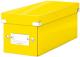 LEITZ Boîte de rangement pour CD Click & Store WOW jaune