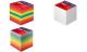 herlitz bloc-notes cube 90 x 90 mm coloré