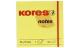 Kores Notes adhésives 75 x 75 mm unies