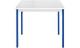 SODEMATUB Table universelle 147RGBL,1400x700, gris clair/bleu