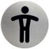 DURABLE Pictogramme PICTO "WC-Hommes"