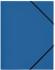 ELBA Chemise à élastique standard A4 en PP bleu