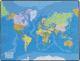 Esselte Sous-main en plastique "Carte du monde"