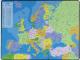 Esselte Sous-main en plastique "Carte de l'Europe"
