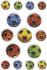 HERMA Sticker MAGIC "Ballons de football multicolores"