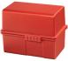 HAN Boîte à fiches A7 paysage plastique rouge